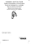 Предварительный просмотр 1 страницы Kohler K-R77748 Installation And Care Manual