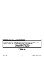 Предварительный просмотр 36 страницы Kohler K-T314 Installation Instructions Manual