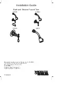 Preview for 1 page of Kohler K-T6808 Installation Manual