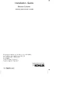 Preview for 1 page of Kohler K45206-MA-CP Installation Manual