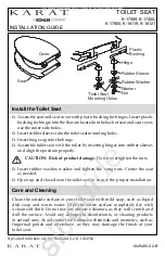 Kohler Karat K-17399 Installation Manual preview