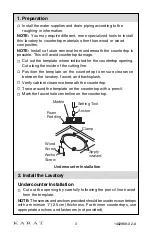 Preview for 3 page of Kohler KARAT K-23883 Installation And User Manual