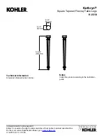 Preview for 2 page of Kohler Kathryn K-2318 Quick Start Manual