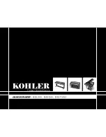 Preview for 1 page of Kohler KD-140 Quick Manual