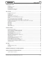 Предварительный просмотр 5 страницы Kohler KD 626/3 Workshop Manual