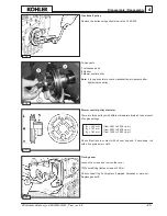 Предварительный просмотр 27 страницы Kohler KD 626/3 Workshop Manual