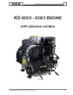 Предварительный просмотр 71 страницы Kohler KD 626/3 Workshop Manual