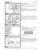 Предварительный просмотр 47 страницы Kohler KD425-2 Workshop Manual