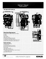 Предварительный просмотр 4 страницы Kohler KD440 Specifications