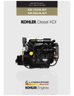 Предварительный просмотр 1 страницы Kohler KDI 2504 M-MP Owner'S Manual