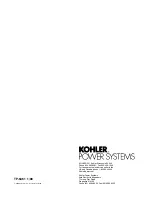 Preview for 126 page of Kohler KGP Manual