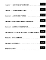 Предварительный просмотр 2 страницы Kohler KT17 Service Manual