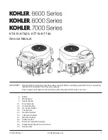 Kohler KT715 Service Manual preview