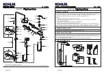 Kohler KUMIN 99474T-C4 Installation Instructions предпросмотр