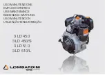 Предварительный просмотр 1 страницы Kohler Lombardini 3 LD 450 Use & Maintenance