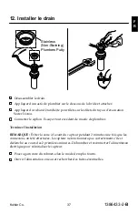 Preview for 37 page of Kohler Loure K-123L36-SANL-CP Installation Instructions Manual