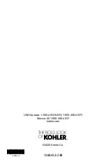 Preview for 60 page of Kohler Loure K-123L36-SANL-CP Installation Instructions Manual