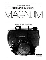 Предварительный просмотр 1 страницы Kohler Magnum M10 Service Manual