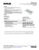 Preview for 1 page of Kohler Mariposa K-1257-G Quick Start Manual