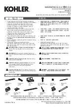 Предварительный просмотр 1 страницы Kohler MAXISPACE 2.0 K-24374T Installation Instructions