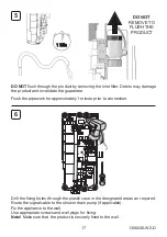 Предварительный просмотр 17 страницы Kohler Mira Advance 8.7 Installation Manual