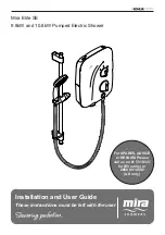 Preview for 1 page of Kohler Mira Elite SE Installation And User Manual