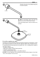 Предварительный просмотр 33 страницы Kohler Mira Evoco Dual Installation And User Manual