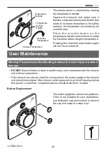 Предварительный просмотр 40 страницы Kohler Mira Evoco Dual Installation And User Manual