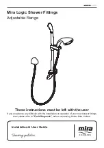 Kohler Mira Logic Manual preview