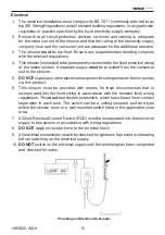 Предварительный просмотр 12 страницы Kohler Mira Sport J03A Installation And User Manual