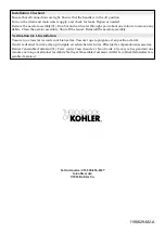 Preview for 8 page of Kohler ODEON 98963M-4 Installation Instructions Manual