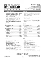 Предварительный просмотр 1 страницы Kohler ODEON K-8711T Installation Instructions Manual