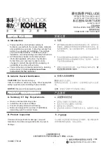 Kohler PRELUDE K-8266T Manual preview