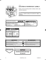 Preview for 10 page of Kohler PRO 2.8 i Owner'S Manual