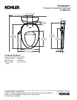 Предварительный просмотр 2 страницы Kohler Purewash K-98804-CP Quick Start Manual