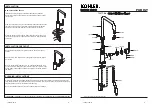 Предварительный просмотр 2 страницы Kohler PURIST 7507T-B4 Installation Instructions