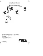 Preview for 1 page of Kohler Purist K-14430 Installation Manual