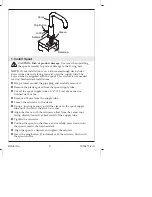 Preview for 3 page of Kohler Purist K-14430 Installation Manual