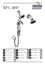 Preview for 1 page of Kohler Rada SF1 Product Manual