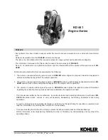 Предварительный просмотр 3 страницы Kohler RD 441 Service Manual