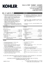 Preview for 1 page of Kohler S-TRAP K-3991T-S2 Installation Instructions Manual