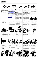 Предварительный просмотр 1 страницы Kohler Santa Rosa K-3811-33 Installation Manual