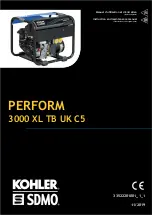 Kohler SDMO PERFORM 3000 XL TB UK C5 Instruction And Maintenance Manual preview