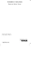 Предварительный просмотр 1 страницы Kohler Setra K-R22899-SD-BL Installation Instructions Manual