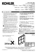 Kohler SKYLINE K-22316T-FM-S Installation Instructions preview