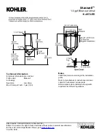 Preview for 2 page of Kohler Stanwell K-4972-ER Quick Start Manual