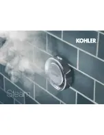 Kohler steam Installation Manual preview