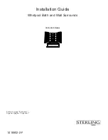 Kohler STERLING 7610 Series Installation Manual preview