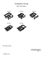 Preview for 1 page of Kohler STERLING 7726 Series Installation Manual