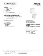 Kohler STERLING Windham Pro Force 402210 Quick Start Manual preview